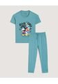 Pijama  Infantil Niño M/C P/L Color Azul Marca Patprimo #66040076 de Patprimo