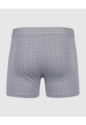 Bóxer Medio Con Estampado  X1 Para Hombre Gris Patprimo