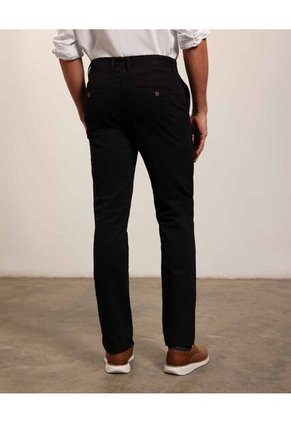 Pantalón Clásico  De Corte Recto  Para Hombre Negro Patprimo