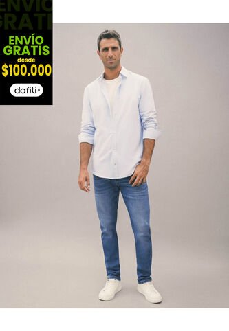 Jean Para Hombre Slim Color Azul Marca Patprimo #44160384 Patprimo