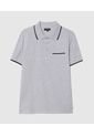 Polo Para Hombre Cuello Tejido Con Bolsillo Color Gris  Marca Patprimo #44112471 de Patprimo