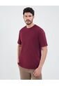 Camiseta Para Hombre Manga Corta Cuello Redondo Color Vino Marca Patprimo #44090938 de Patprimo