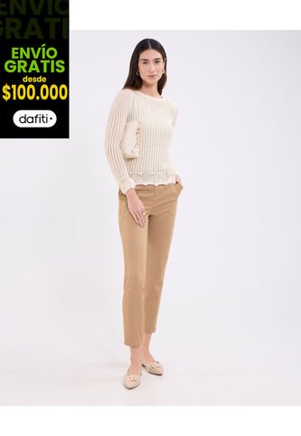 Pantalón Para Mujer Moda Color Café Marca Patprimo #30071982 Patprimo