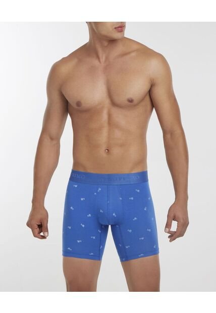 Pantaloncillo X1 Para Hombre Boxer Filete Medio Color Azul Marca Patprimo #44000180