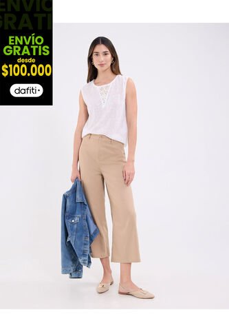 Pantalón Para Mujer Moda Color Café Marca Patprimo #30072027 Patprimo