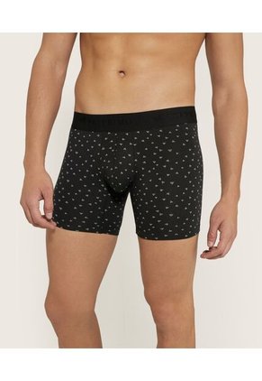 Pack X2 Boxer  Estampados En Algodón  X2 Para Hombre Negro Patprimo