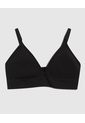 Top Triangular Seamless  Para Mujer Negro Patprimo de Patprimo