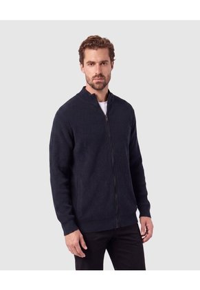 Buzo Cardigan Tejido Con Cierre Para Hombre Para Hombre Negro Patprimo