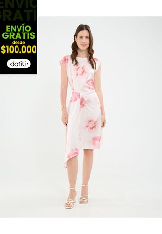 Vestido Para Mujer M/C Largo Color Blanco Marca Patprimo #30171040 Patprimo