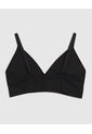 Top Triangular Seamless  Para Mujer Negro Patprimo de Patprimo