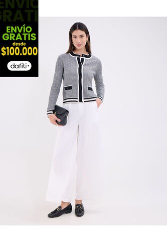 Pantalón Para Mujer Moda Color Blanco Marca Patprimo #30072014 Patprimo