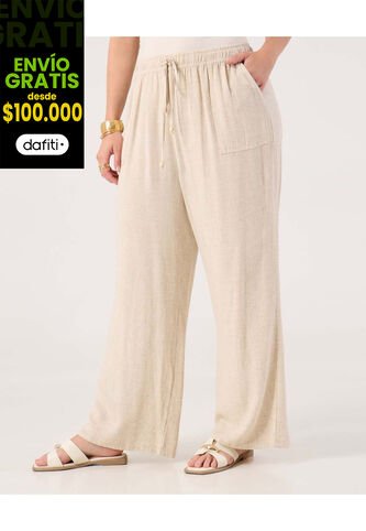 Pantalón Para Mujer Moda Color Crema Marca Patprimo #14070721 Patprimo