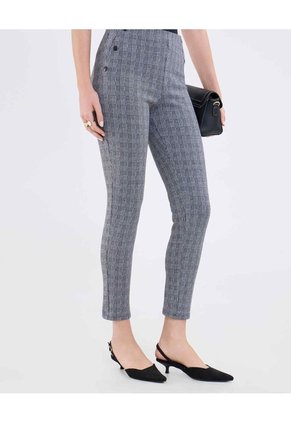 Leggins Estampado Bota Recta  Para Mujer Gris Patprimo