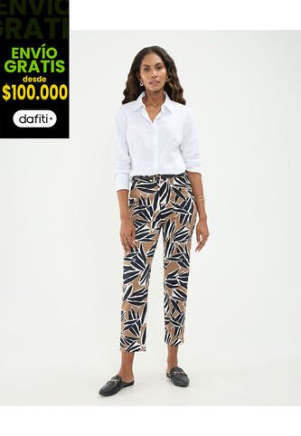 Pantalón Para Mujer Chino Color Café Marca Patprimo #30071998 Patprimo