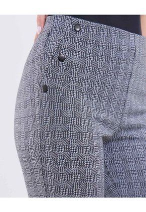 Leggins Estampado Bota Recta  Para Mujer Gris Patprimo
