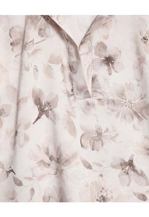 Blusa Satinada Estampada  Para Mujer Crudo Patprimo