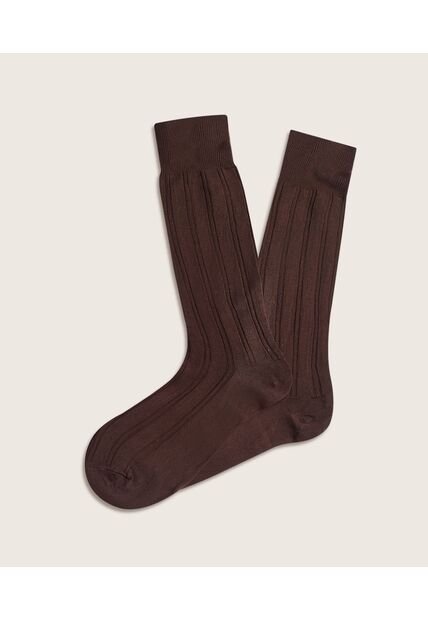 Medias Para Hombre Caña Larga Color Café  Marca Patprimo #44980007