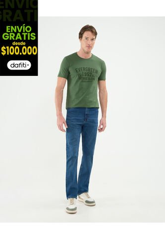 Jean Para Hombre Regular Color Azul Marca Patprimo #44160359 Patprimo