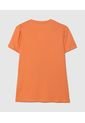 Camiseta Mujer Patprimo M/C Naranja Algodón de Patprimo