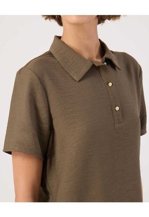 Blusa Para Mujer Manga Corta Color Verde Marca Patprimo #30123605