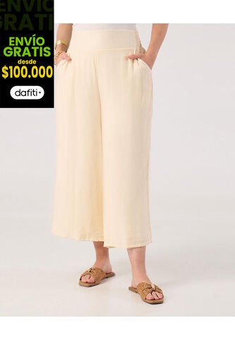 Pantalón Para Mujer Moda Color Crema Marca Patprimo #14070722 Patprimo