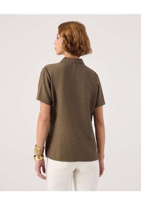 Blusa Para Mujer Manga Corta Color Verde Marca Patprimo #30123605