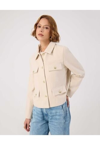 Chaqueta Para Mujer Estructurada Color Beige Marca Patprimo #30080577 Patprimo