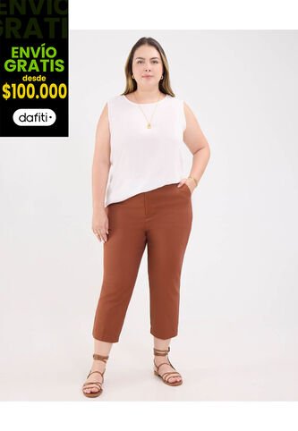 Pantalón Para Mujer Capri Color Naranja Marca Patprimo #14070719 Patprimo