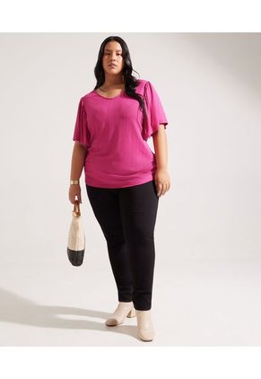 Camiseta Para Mujer Manga Corta Color Rosado Marca Patprimo #14091344