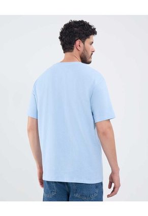 Camiseta Para Hombre Manga Corta Cuello Redondo Color Azul Marca Patprimo #44090938