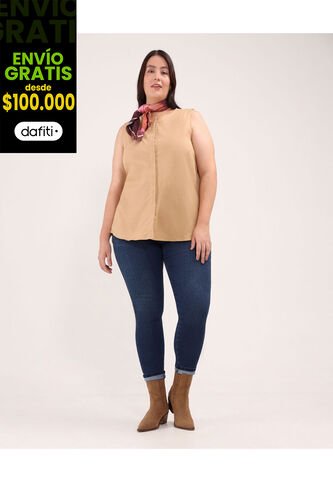 Jean Para Mujer Jeggins Color Azul Marca Patprimo #14160233 Patprimo