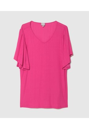 Camiseta Para Mujer Manga Corta Color Rosado Marca Patprimo #14091344