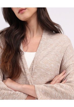 Saco De Mujer Saco Abierto Patprimo En Color Beige #30330584