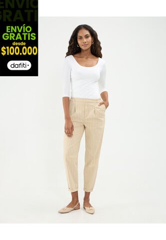 Pantalón Para Mujer Moda Color Naranja Marca Patprimo #30072004 Patprimo