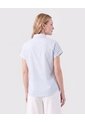 Camisa De Mujer Con Manga Al Codo Doblez  Para Mujer Azul Patprimo de Patprimo