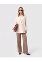 Blazer De Doble Botonadura Para Mujer  Para Mujer Beige Patprimo de Patprimo