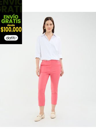 Pantalón Para Mujer Capri Color Rosa Marca Patprimo #30071964 Patprimo