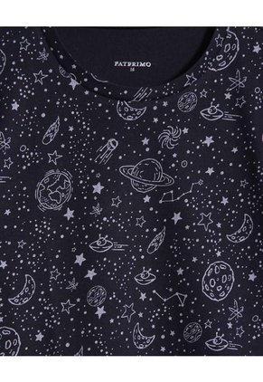 Pijama Para Niño M/C P/C Color Azul  Marca Patprimo #63040047