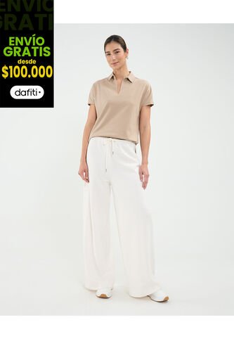 Pantalón Para Mujer Moda Color Blanco Marca Patprimo #30072006 Patprimo