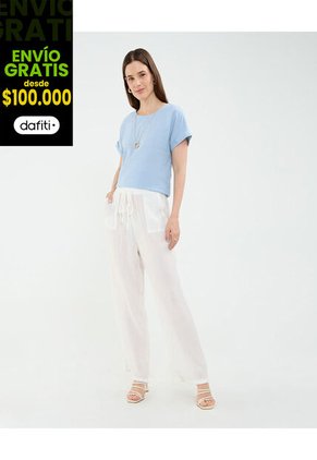 Pantalón Para Mujer Moda Color Blanco Marca Patprimo #30071974