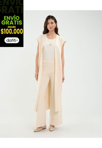 Pantalón Para Mujer Moda Color Beige Marca Patprimo #30071986 Patprimo