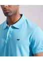 Polo Para Hombre Cuello Tejido Sin Bolsillo Color Azul  Marca Patprimo #44112316 de Patprimo