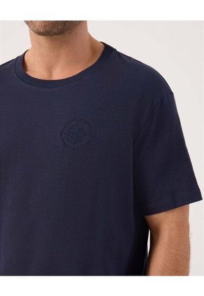 Camiseta Para Hombre Manga Corta Cuello Redondo Color Azul Marca Patprimo #44090939