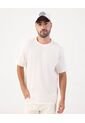 Camiseta Texturizada De Cuello Redondo   Para Hombre Crema Patprimo de Patprimo