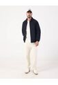 Camiseta Texturizada De Cuello Redondo   Para Hombre Crema Patprimo de Patprimo