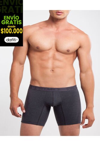 Boxer X1 Para Hombre Fleat Seamer Medio Color Negro Marca Patprimo #44000120 Patprimo