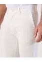 Pantalón Casual Corte Ajustado   Para Hombre Blanco Patprimo de Patprimo