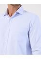 Camisa Formal De Manga Larga Con Bolsillo   Para Hombre Azul Patprimo de Patprimo
