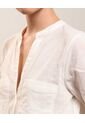 Blusa Manga Larga   Para Mujer Blanco Patprimo de Patprimo