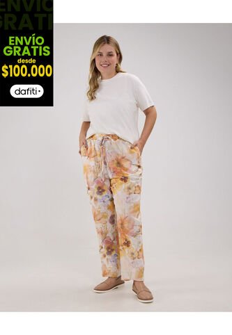 Pantalón Para Mujer  Color Naranja Marca Patprimo #14070705 Patprimo